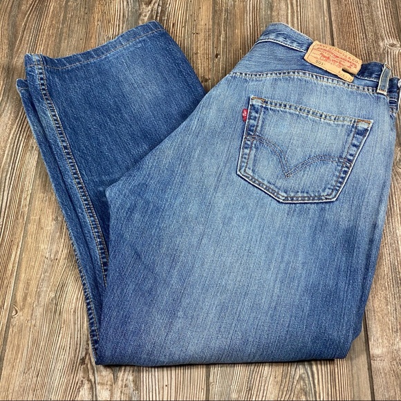 Vintage Levi’s 501 Distressed Denim Jeans 35x28 - Picture 10 of 11